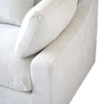 Cloud Couch Modular Sectional Sofa,82.68" Oversized LoveSofa, Down Filled Convertible Wide Seater for Living Room Set, Covers Washable&Replaceable,White