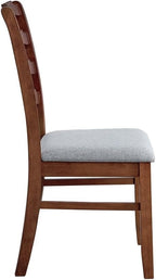 ACTU-Wood Chairs Classic Ladder Back Dining Chairs Set of 2, Cherry Color