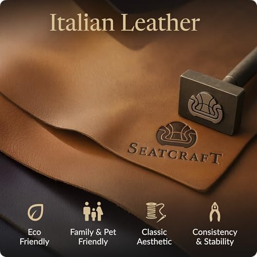 Seatcraft Diamante Home Theater Seating Brown Row of 2 | Italian Leather, Wall Hugger, Zero Gravity, Powered Headrest, Power Recline, Zero Gap, USB charging