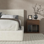 RECCI AirFrame King Size Upholstered Bed Frame with Plush Padded Headboard
