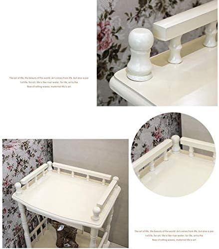 Telephone Table, European-Style Living Room Solid Wood Telephone Stand,Small Square Coffee Table,Sofa Side Table with Drawers,Side Table (Color:Stainless Steel)