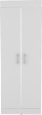 Nepal Pantry Cabinet, Space-Efficient 2-Door Design with Multiple Shelves