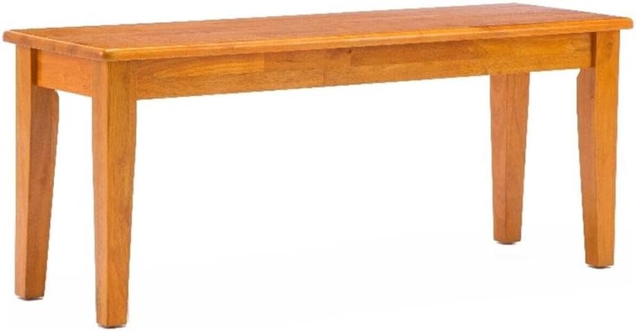 Boraam Shaker Bench, Oak 15 x 44 x 18