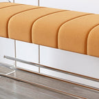Foot Stool Shoe Changing Stool Transparent Acrylic Bench Bedroom Cloakroom Simple Home Door Wearing Shoe Stool Entryway Bench(A,M 100cm)