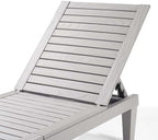 Nestl Lounge Chair Outdoor, Tanning Chair, Chaise Lounge Outdoor Set of 2 | 5 Adjustable Positions, Waterproof & Weatherproof Resin, Reclining & Lightweight, For Poolside, Beach, and Lawn, Grey