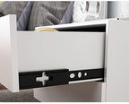 Telephone Table, Bedroom Bedside Table Multifunction Storage Rack Living Room Sofa Side Table Coffee Table Telephone Table 1 Drawer(White