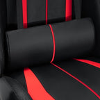 HOFFREE RGB Gaming Chair with Speakers Massage LED Lights Game Chair-Red | Bluetooth Computer Gaming Chair with Footrest Video Game Chair for Adults Ergonomic High Back Gamer Chair with Lumbar Support
