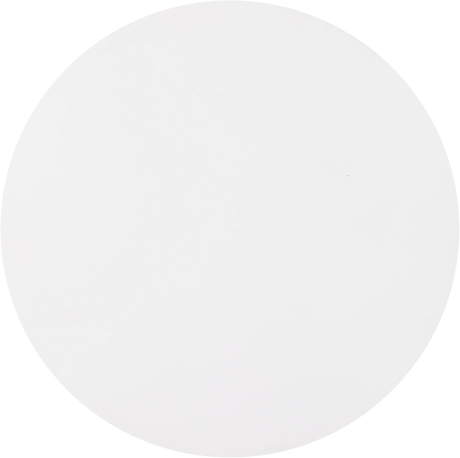 First of a Kind White Concrete Side Table with Smooth Curves - Round Coffee Table for Indoor/Outdoor Use - Durable & Stylish Neutral Design - 20.5" W x 20.5" D x 20" H