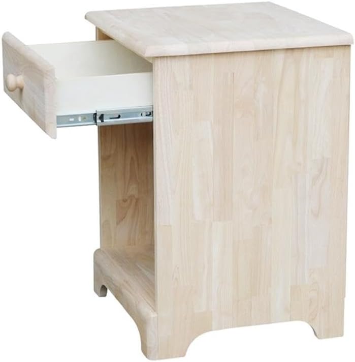 IC INTERNATIONAL CONCEPTS Nightstand Unfinished