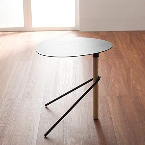 Telephone Table, End Table,Sofa Coffee Side Table,Telephone Side Table,Balcony Leisure Table(Color:Black,Size:18.1118.1118.89in)