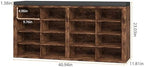 Shoe Rack Bench, Shoe Storage Bench with Cushion, Shoe Organizer 16 Cubbies for Entryway Hallway Bedroom Living Room, Holds Up to 400lbs