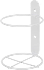 Wall-Mounted Wine Rack Single Bottle Holder Metal Wine Bottle Stand with Screws White for Kitchen Dining Bar