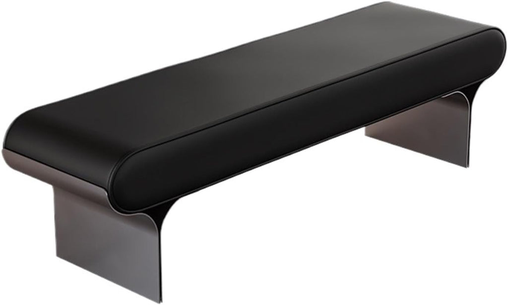 Modern Upholstered Bed end Stool Bedroom Home Use Bedside Dressing Room Wooden Shoe Changing Entryway(Large)