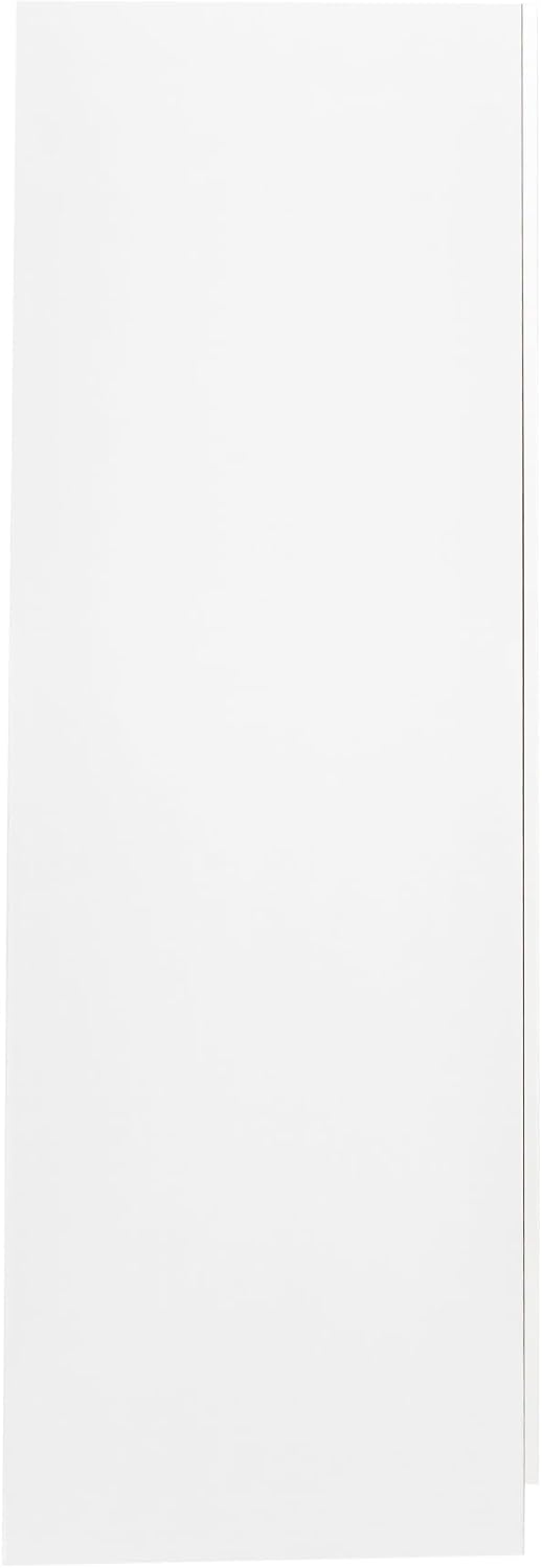 22 inch Deep Kitchen Pantry Cabinet Storage Organizer with Fridge Space,Wood White Food Kitchen Cupboard with 12 Door Shelves Storage Dining Room Furniture (White)