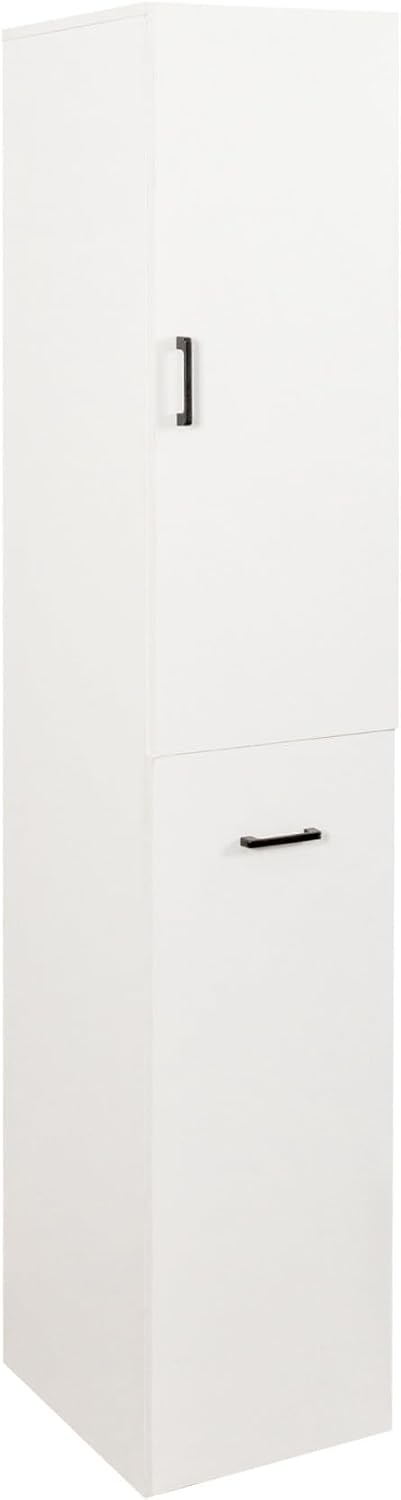 KEIKI Pull-Out Kitchen Pantry Storage Cabinet with Multi-Tier Shelf, Spice Rack Next to Fridge, Freestanding Wood Cabinet Hutch Food Pantries Cupboard for Dining Room, Narrow Spaces