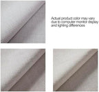 King 52.3" Tall Headboard Carmen Wingback Upholstered Platform Bed Frame Premium Textured Canvas Chenille Elegant Simplicity for Bedroom No Box Spring Needed Easy Assembly No Noise Ivory