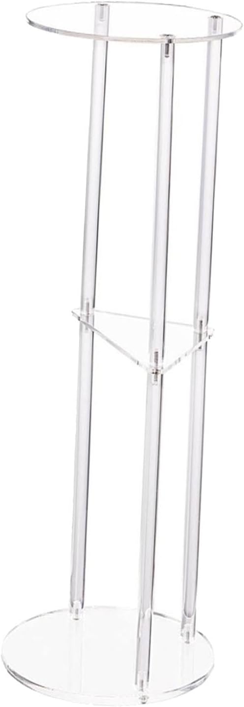 Clear Acrylic Side Table, NightStand, Modern Small Drink Side Table Furniture for Home Bedroom Bedside Living Room Hallway