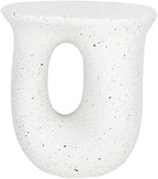 End Tables U-Shaped Geometric Concrete Decorative Table for Indoor and Outdoor Use