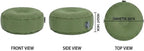 Inflatable Stool Camping Seat Foldable Sofa Leg Pads Cushion for Outdoor Hiking Travel Home Office Use Lightweight Durable Portable Navy