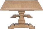 Pemberly Row 3 Piece Cocktail Table Set, Rubberwood and Rustic Birch Veneers, Camel Beige Finish, Includes Rectangular Coffee Table and 2 End Tables, Storage Drawer, Open Shelf, Traditional Living