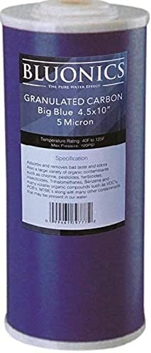 Bluonics Sediment & GAC Carbon Replacement Water Filters 8pcs 4.5" x 10