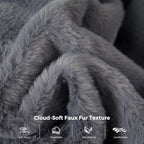 MAXYOYO Bean Bag Chair, Soft Bean Bag Sofa with Supportive Foam Filling | Plush Bean Bag Sofa with Supportive Foam Filling, Floor Sofa Seat with Side Pocket and Washable Cover, Dark Grey, 3FT