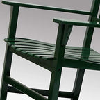 Cambridge Casual Solid Wood Bentley Porch Rocking Chair, Hunter Green
