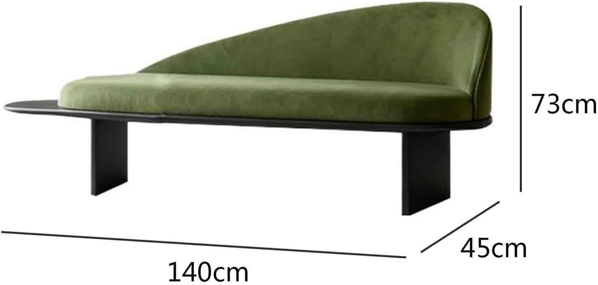 Modern Wooden Bed-end Bench in Hotel Bedroom Showroom Dressing Room Shoe-Changing with Backrest Entryway(Small)