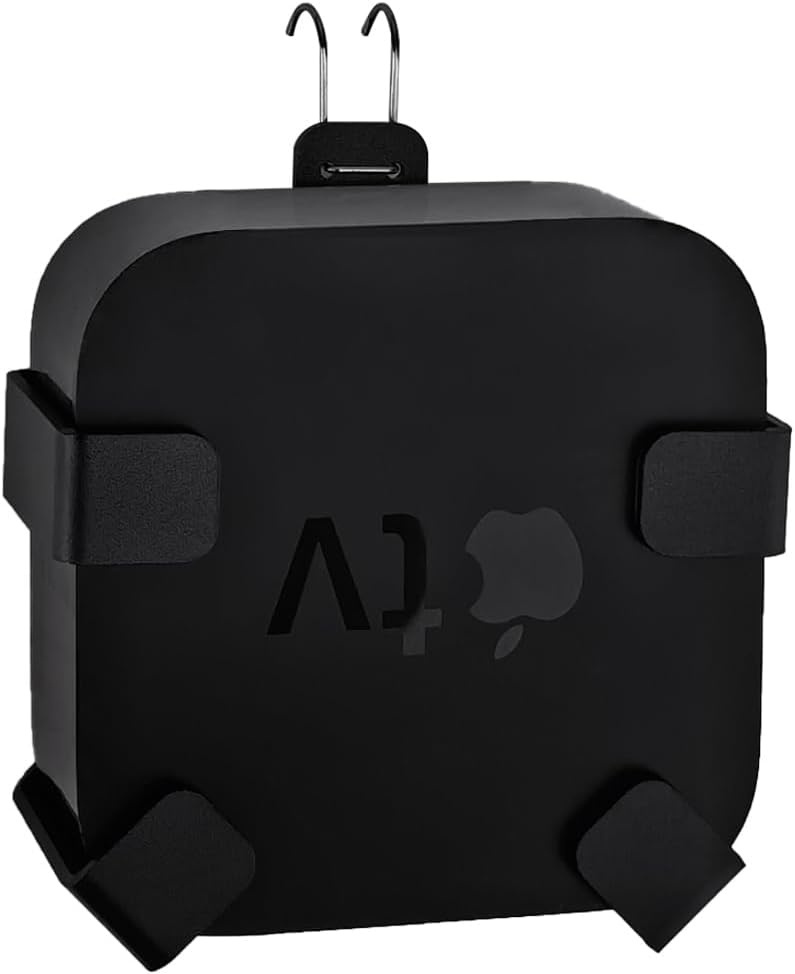 IFCASE Wall/Under Desk/Back of TV Mount Compatible with All Apple TV Generations (Including All 4K Models)