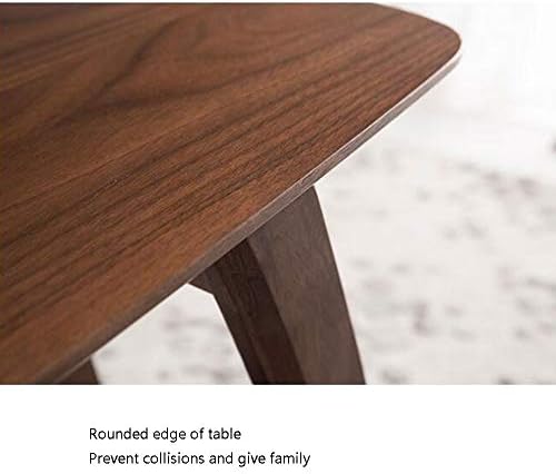Telephone Table, All Solid Wood Side Table/Telephone Tables,C Sofa Side Table,Removable End Tables Living Room,White/Wood(Color:Walnut,Size:20.4714.1722.44in)