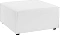 Modway EEI-4211-WHI Saybrook Patio Sectional Ottoman in White, 29.5 x 29.5 x 15.5