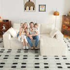 96" Cloud Sectional Couches with Chaise for Living Room