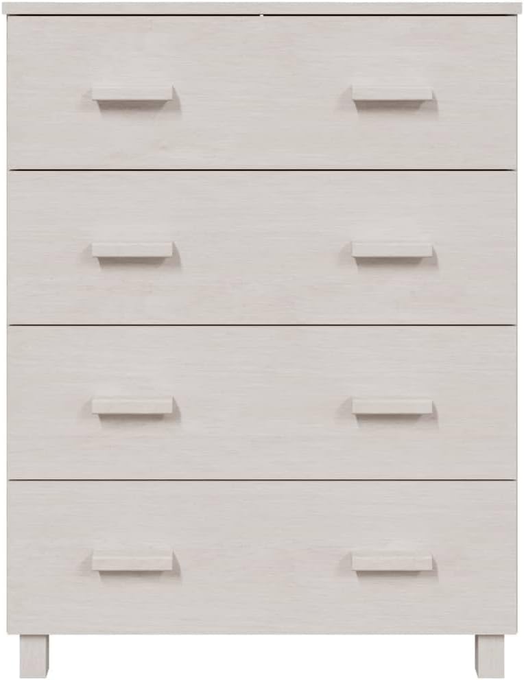 Modern White Sideboard with Smooth Sliding Doors, Solid Pinewood and MDF Construction for Living Room Dining Area Storage, Spacious Cabinet with Clean Lines and Durable