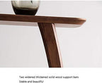 Telephone Table, All Solid Wood Side Table/Telephone Tables,C Sofa Side Table,Removable End Tables Living Room,White/Wood(Color:Walnut,Size:20.4714.1722.44in)