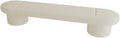 Modern Lamb's Wool Upholstered Bedroom Benches, Modern Tufted Ottoman Stool for Doorway, Living Room, Lock Entryway(White,120 * 40 * 45cm)
