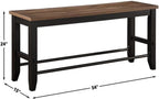 Steve Silver Company Bermuda Counter Bench, Gray
