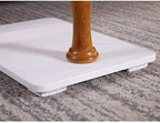 Telephone Table, Marble Sofa Side Table,Magazine Table,Telephone Table,Square Mobile Coffee Table(Color:White,Size:16.7311.6123.62in)