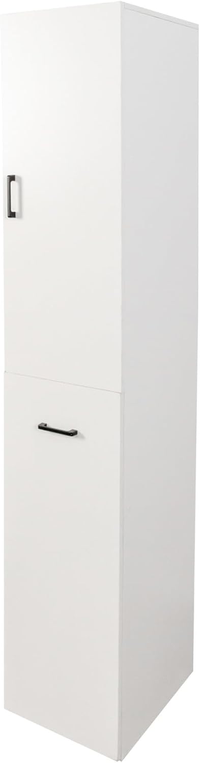 KEIKI Pull-Out Kitchen Pantry Storage Cabinet with Multi-Tier Shelf, Spice Rack Next to Fridge, Freestanding Wood Cabinet Hutch Food Pantries Cupboard for Dining Room, Narrow Spaces