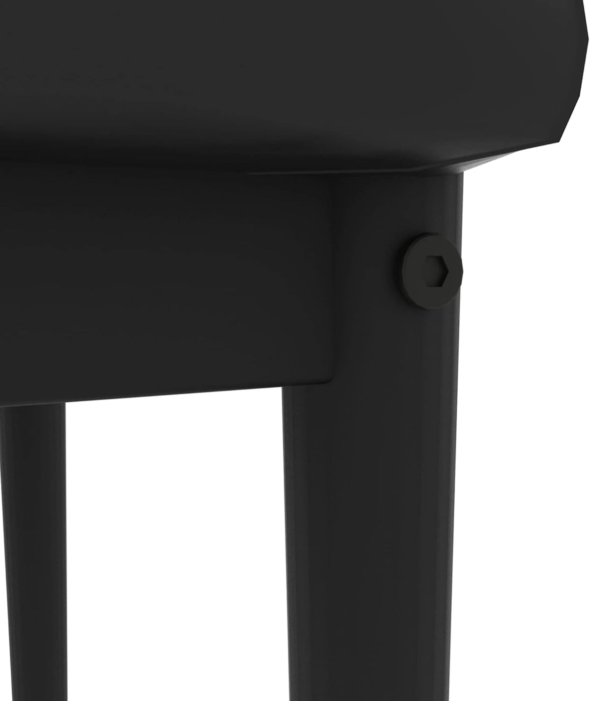 IANIYA Modern Dining Chairs Set of 4, Black Side Dining Room Chairs with Faux PU Leather Padded & High Back, Kitchen Chairs for Dining Room, Living Room, Apartment