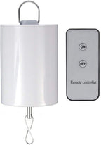 Fonmy Hanging Display Motor Rotating Motor w/ Remote Controller for Wind Spinner Hanging Decor Ornament Wind Chimes Battery Operated Motor-20 RPM Medium Speed