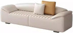 Modern Bed End Stool for Bedroom Living Room Bedside Long Bench Cloakroom Sofa Minimalist Couch Entryway(Off-White,Small)