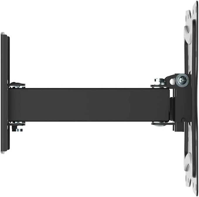 Kortek Full Motion TV Wall Mount for 10–50 Inch Tvs, Articulating Tilt Swivel Mount with 9 Inch Extension, Vesa 75x75 to 200x200, 66 Lbs Capacity, Single Stud with HDMI Cable Included