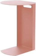 Tables WFF Nordic Sofa Wrought Iron C-Shaped Telephone Small Snack 40×36×55.5cm (Color : Pink)