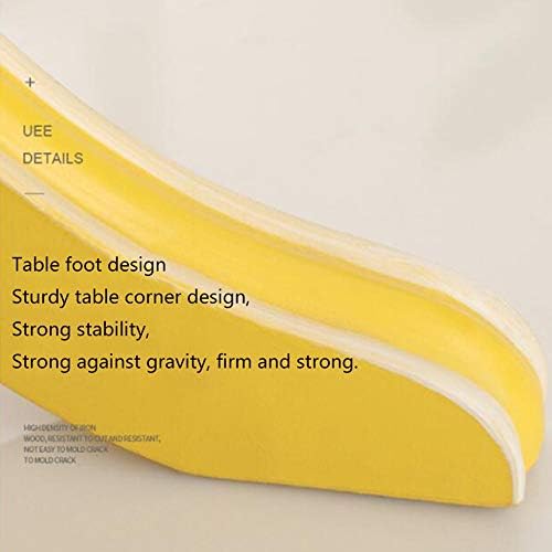 Telephone Table, Solid Wood End Table,Sofa Side Table,Living Room Telephone Coffee Table,Cottage Style Accent Table ，2 Colors(Color:Bright Yellow,Size:26.7726.77in)