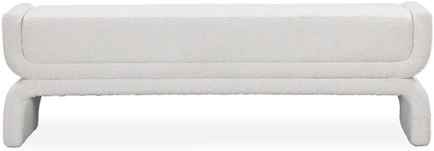 Modern Bedside Stool Bedroom Bench Simple Special-Shaped Living Room Long Home Shoe Changing Entryway(Gris,Small)