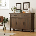 ONBRILL 48 Inch Buffet Cabinet with Storage, Brown