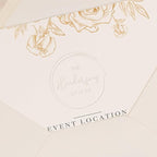 Personalized Wedding Embosser | Custom Made with Initials or Monograms for Couples | Elegant Designs for Stationery, Invitations, Napkins, and More (Design 5)