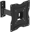 Kortek Full Motion TV Wall Mount for 10–50 Inch Tvs, Articulating Tilt Swivel Mount with 9 Inch Extension, Vesa 75x75 to 200x200, 66 Lbs Capacity, Single Stud with HDMI Cable Included