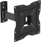 Kortek Full Motion TV Wall Mount for 10–50 Inch Tvs, Articulating Tilt Swivel Mount with 9 Inch Extension, Vesa 75x75 to 200x200, 66 Lbs Capacity, Single Stud with HDMI Cable Included