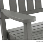 POLYWOOD Presidential Rocking Chair in Slate Grey